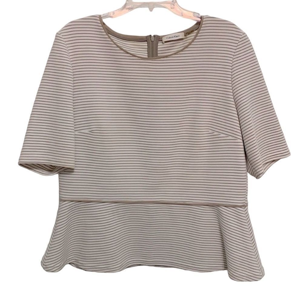 Calvin Klein peplum top and skirt set